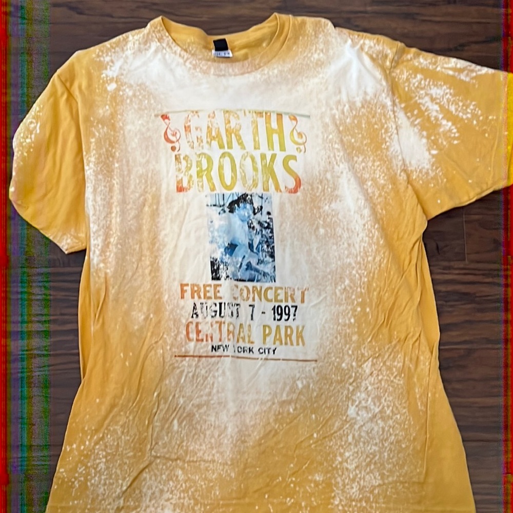 Bleached concert tee